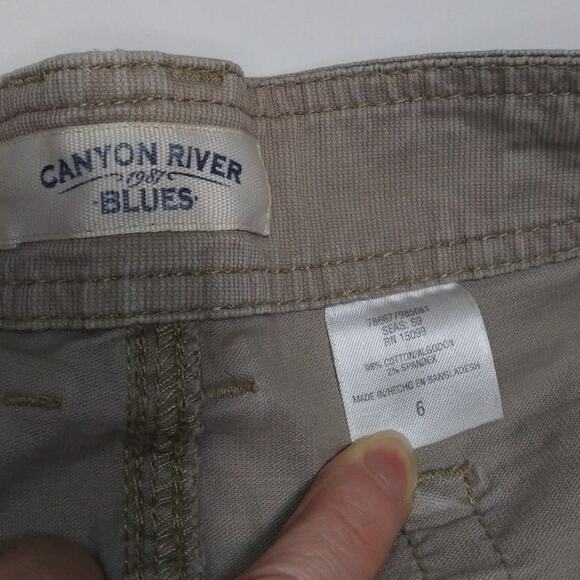 Canyon River Blues Walking Shorts Bermuda Shorts Cotton Blend Stretch Zippers 6 - Picture 5 of 6